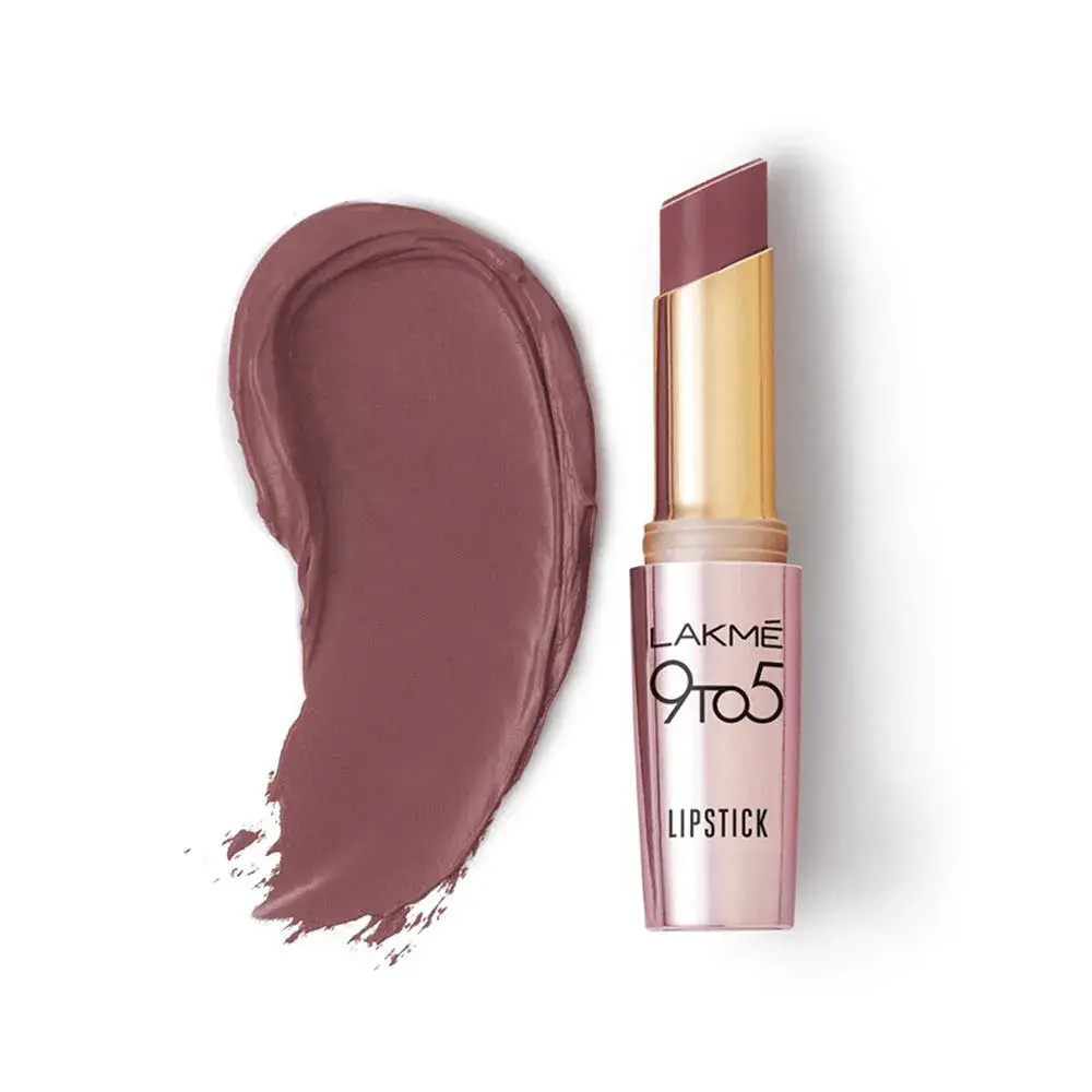 Lakme 9 to 5 primer + matter Chocolate lip color - best brand of lipstick