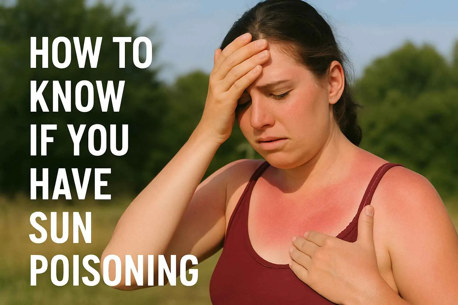 How to Know If You Have Sun Poisoning: Key Signs, Symptoms, and What to Do