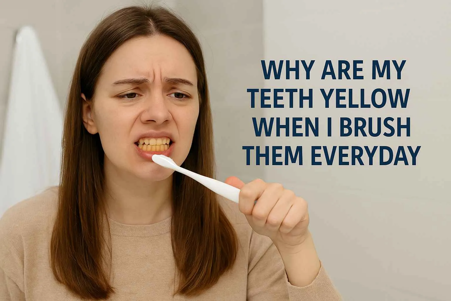Why are My Teeth Yellow Even When I Brush Them Everyday?