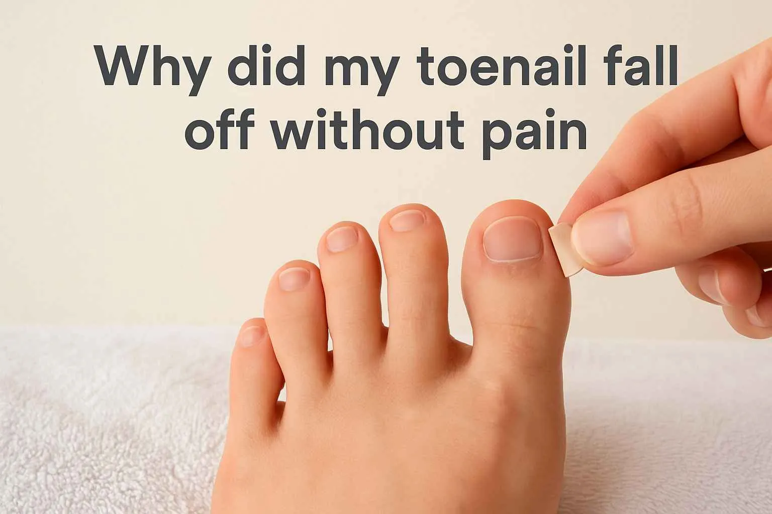 Why Did My Toenail Fall Off Without Pain? 7 Surprising Reasons You Should Know