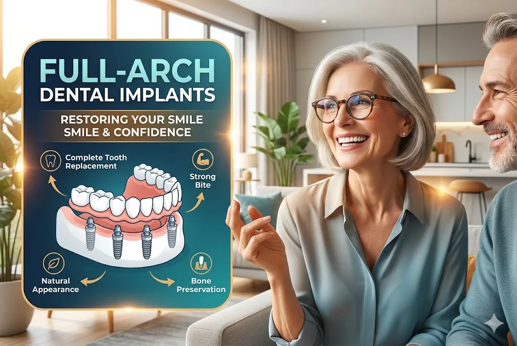 What Are Full-Arch Dental Implants and Ho...