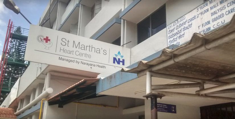 St Marthas Narayana Heart Centre, Nrupatunga Road, Bangalore