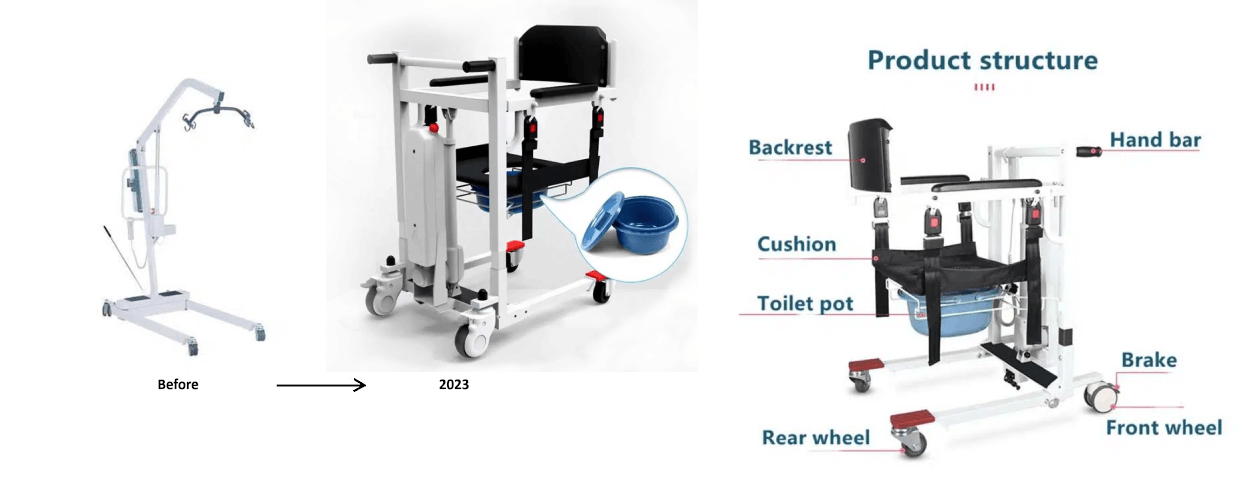 Patient Transfer Lift Chair
