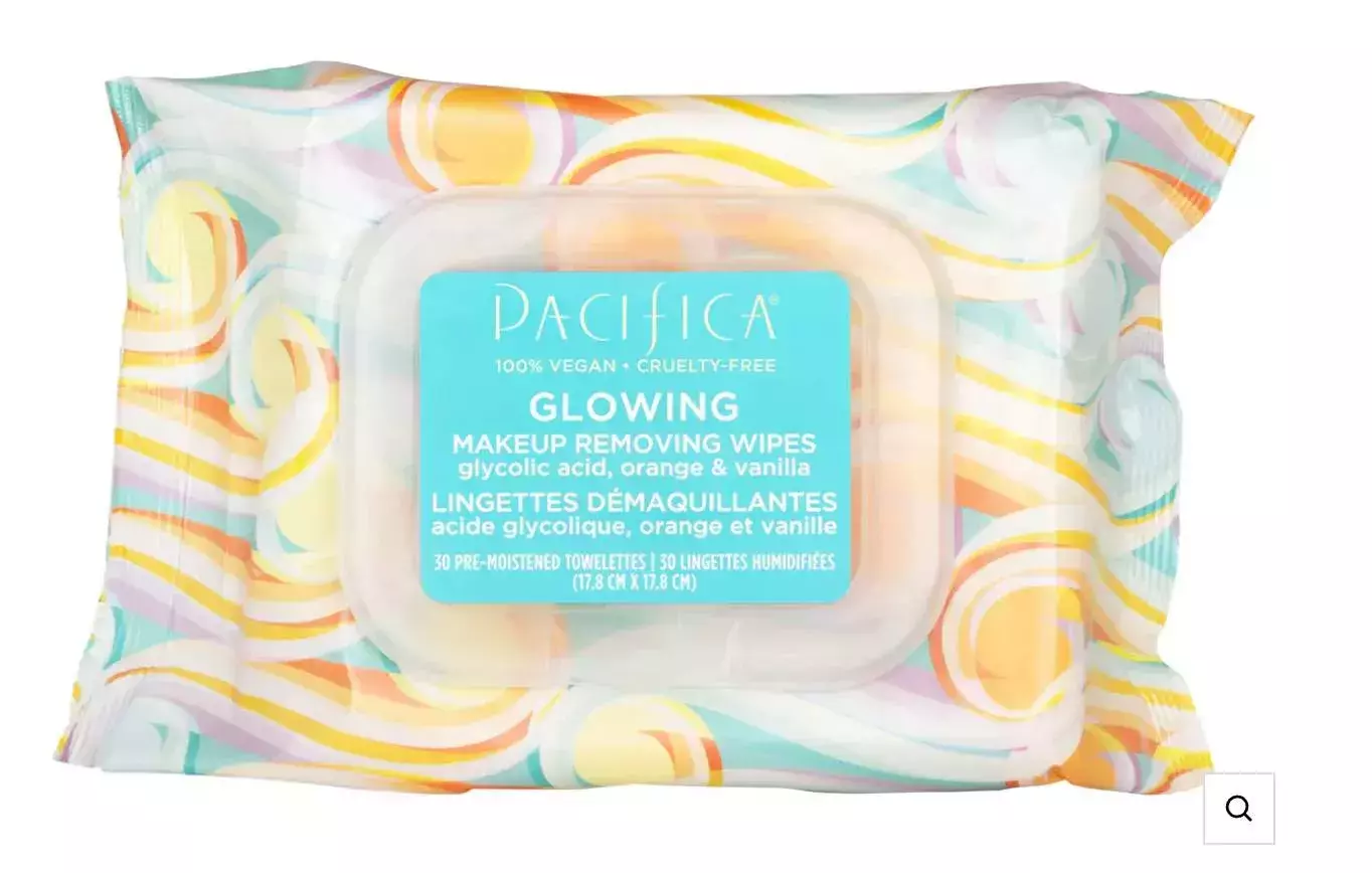 makeup remover wipes, Pacifica Glowing Makeup Removal Wipes 