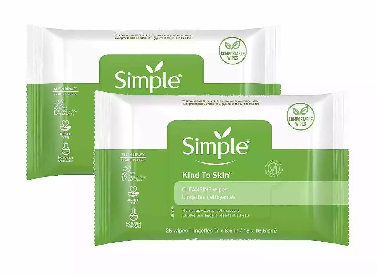 makeup remover wipes, Simple kind to skin cleaning wipes 