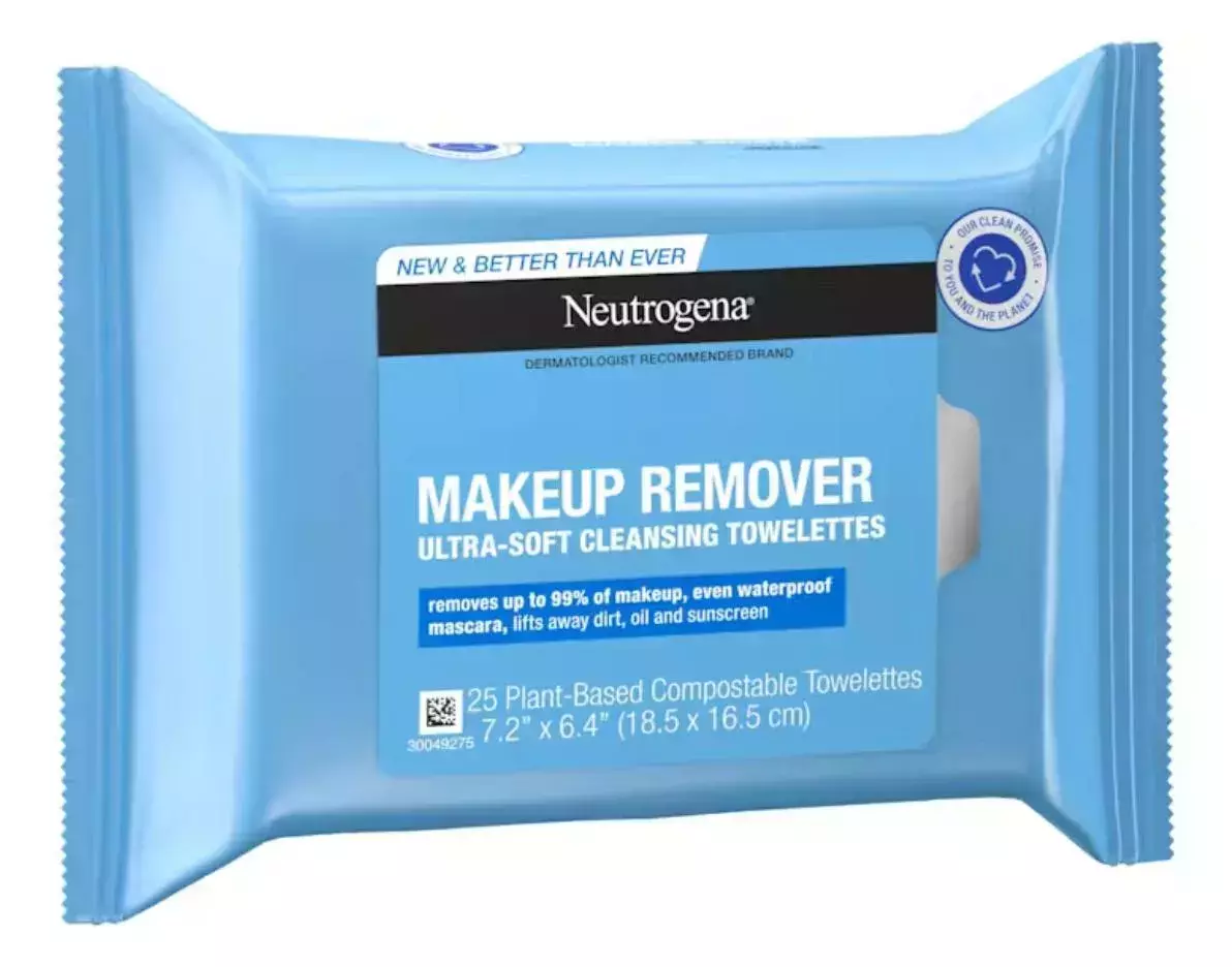 makeup remover wipes, Neutrogena makeup remover ultra-soft cleansing towelettes