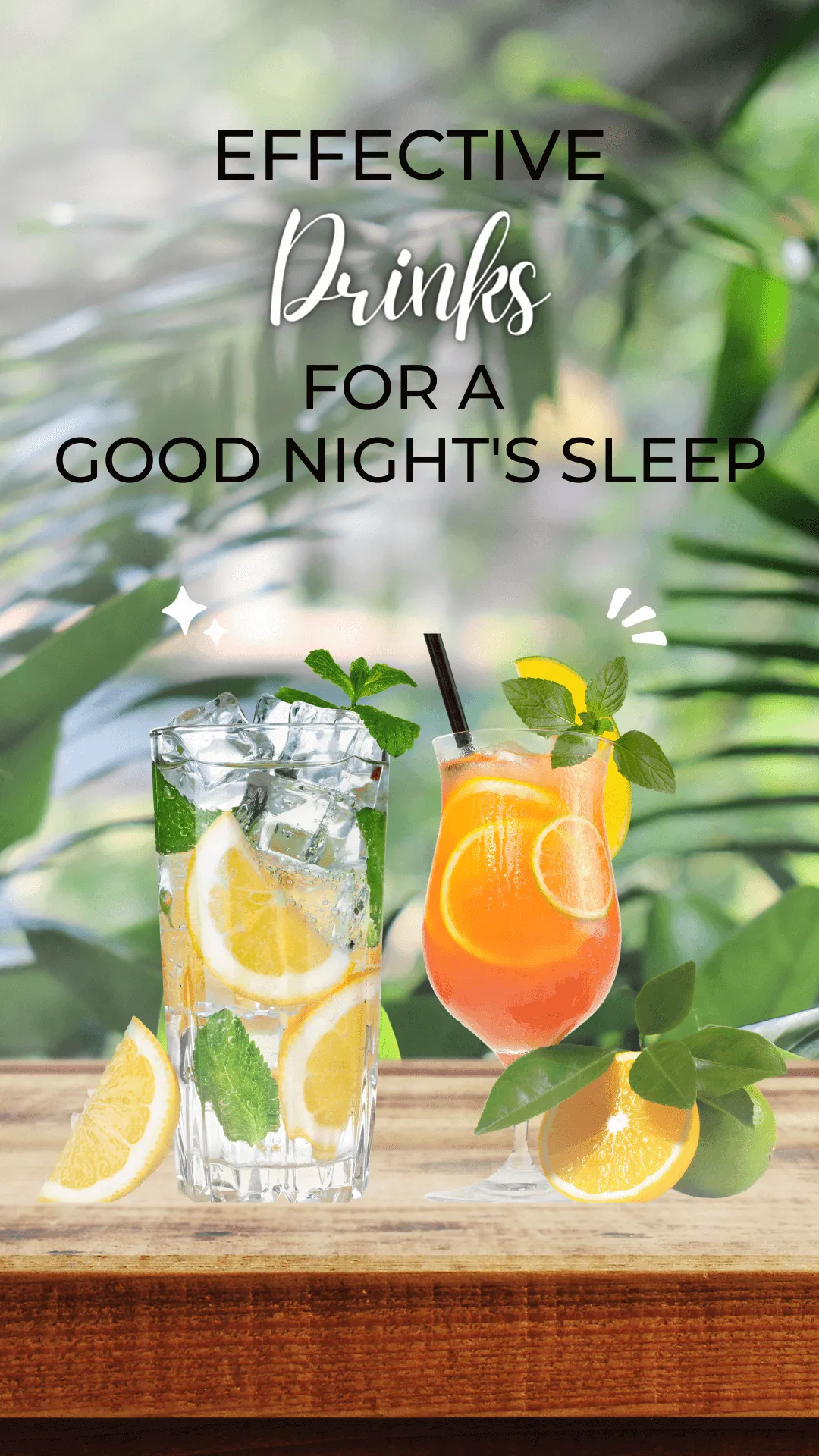 Effective Drinks for a GOOD NIGHT'S SLEEP