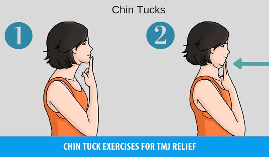 Chin tucks - Neck stretches for a pinched nerve