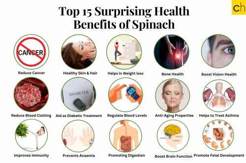 The health benefits of Spinach